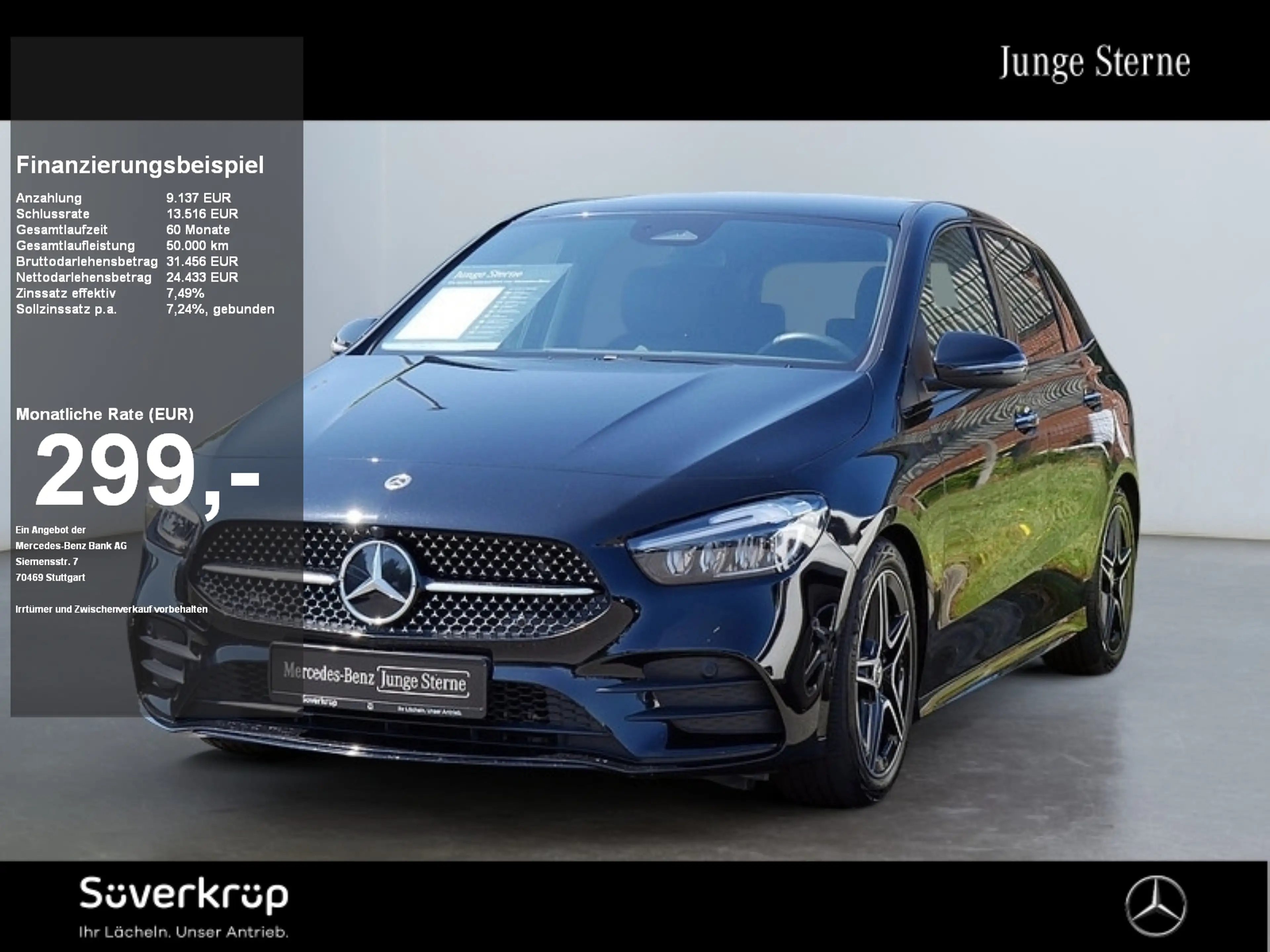 Mercedes-Benz B 200 //  AMG NIGHT AHK KAMERA SPUR PDC SHZ