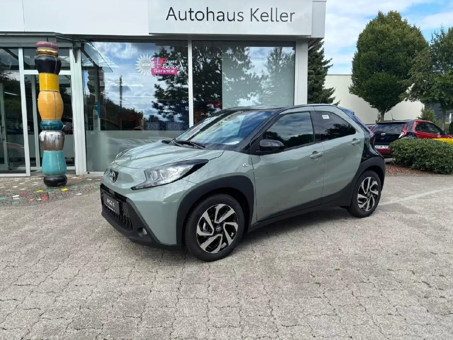 Toyota Aygo X Teamplayer Grün - 1