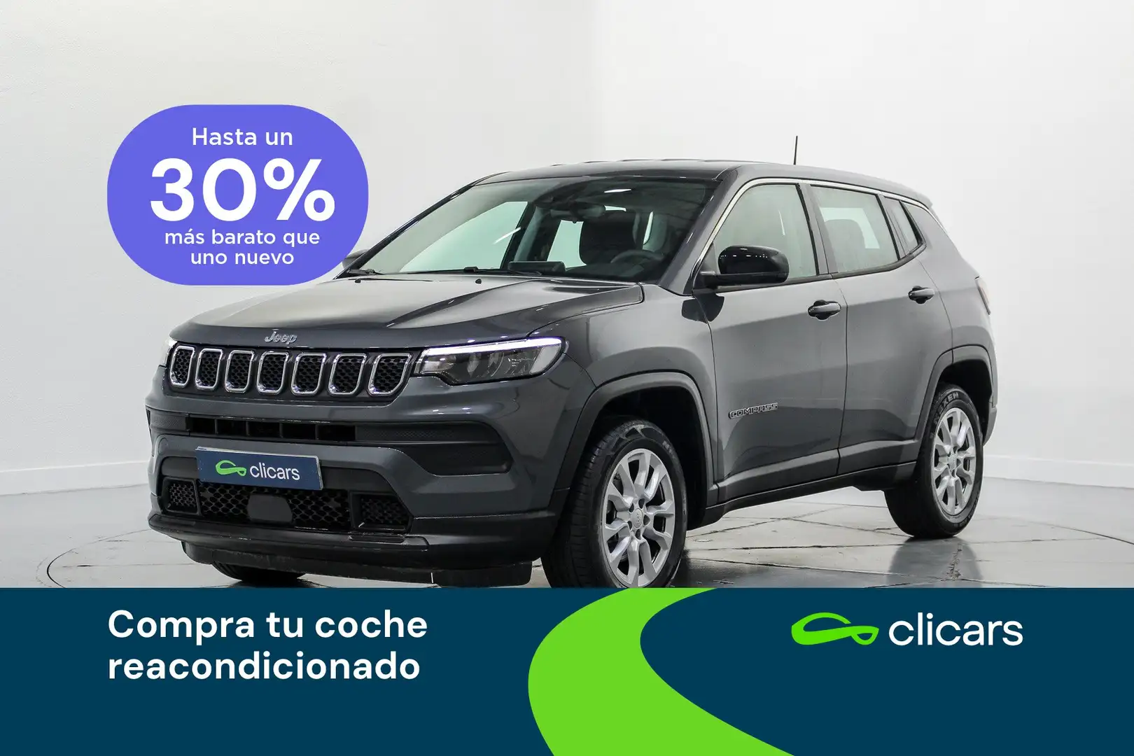 Jeep Compass 1.5 MHEV Altitude FWD DCT Gris - 1