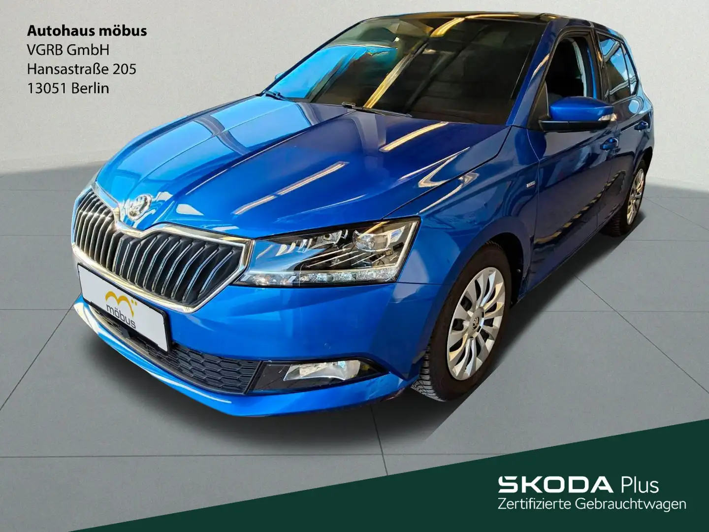 Skoda Fabia 1.0 TSI *DSG*ACC*LED*APP*RFK*NAV* Blau - 2