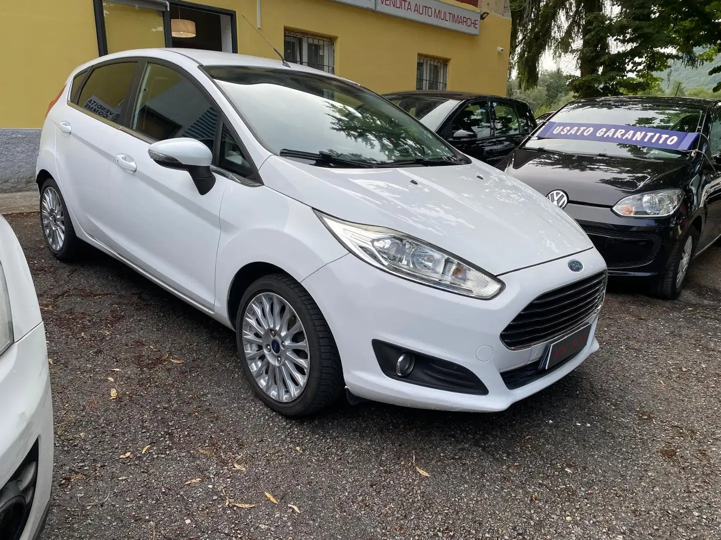 Ford Fiesta Fiesta VI5p 1.5 tdci Titanium 75cv GARANZIA 1 ANNO Blanc - 1