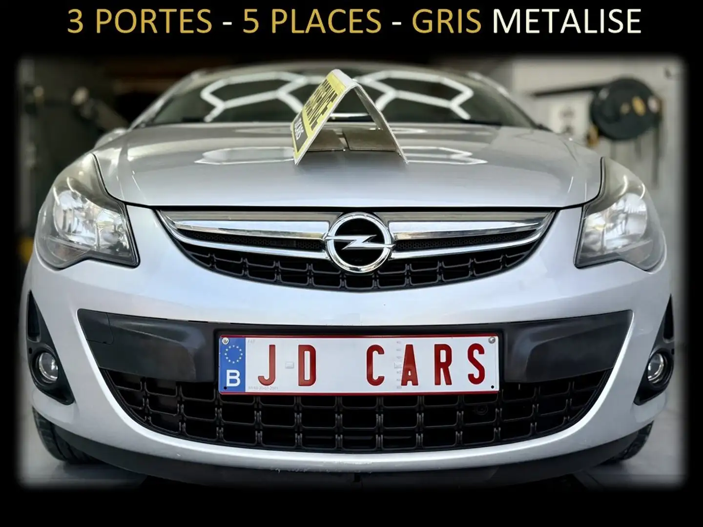 Opel Corsa 1.2 ESSENCE GARANTIE 1 AN CTOK Gris - 2