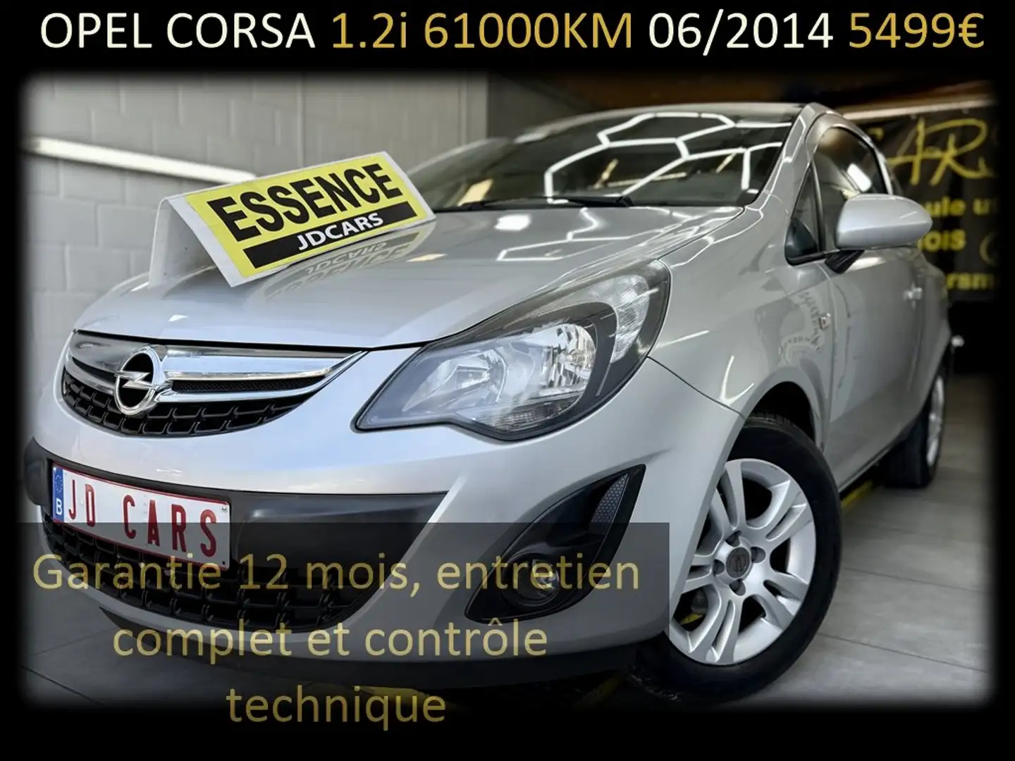 Opel Corsa 1.2 ESSENCE GARANTIE 1 AN CTOK Gris - 1