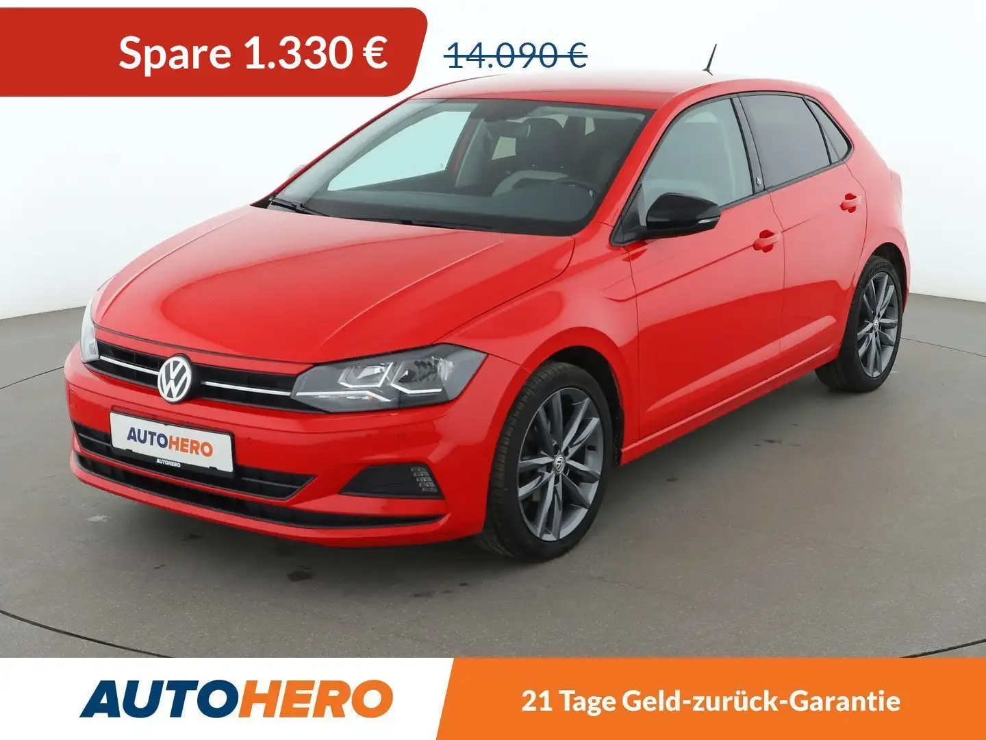 Volkswagen Polo 1.0 TSI beats*PDC*SHZ*KLIMA*ALU* Rot - 1