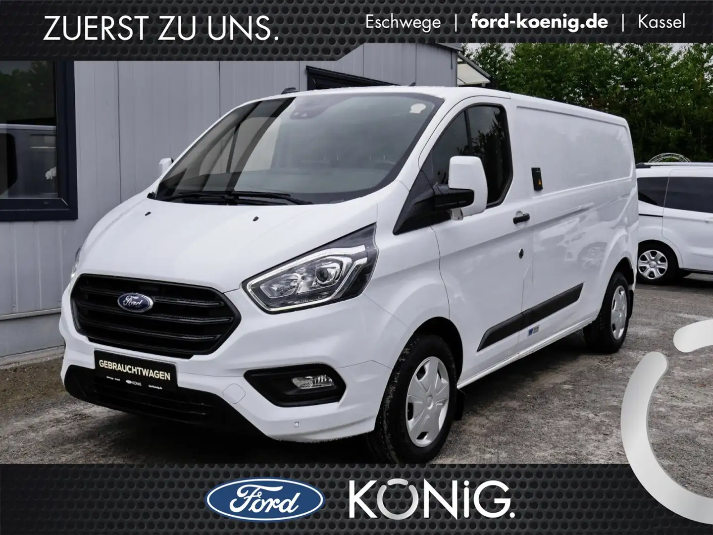 Ford Transit Custom Kühlausbau 320 L2 Standkühlung Klima Navi Weiß - 1