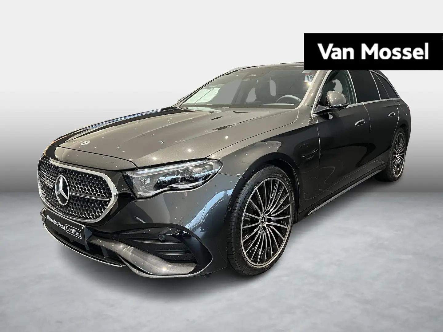 Mercedes-Benz E 300 e AMG Line + PANORAMISCH DAK + SURROUND VIEW + BUR Grau - 1