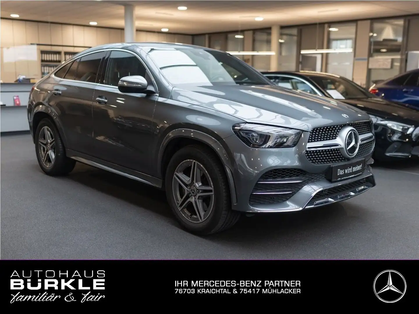 Mercedes-Benz GLE 350 d AMG,Coupé,Multibeam,360°,AHK,EasyPack Grau - 1