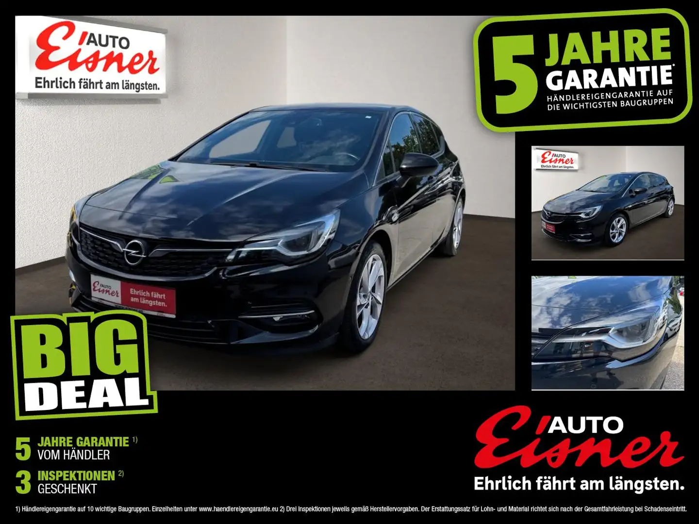 Opel Astra 1.2 TURBO DIRECT INJEC Schwarz - 1