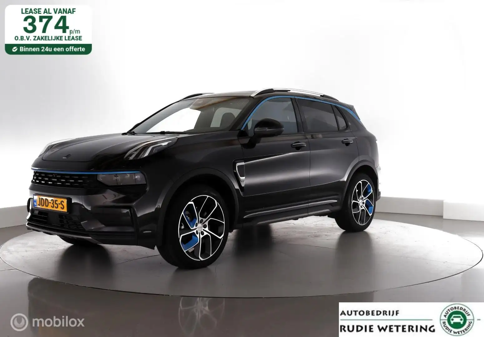 Lynk & Co 01 1.5 PHEV 261pk zwarte hemel|pano|led|cam|dab|nav|e Zwart - 1