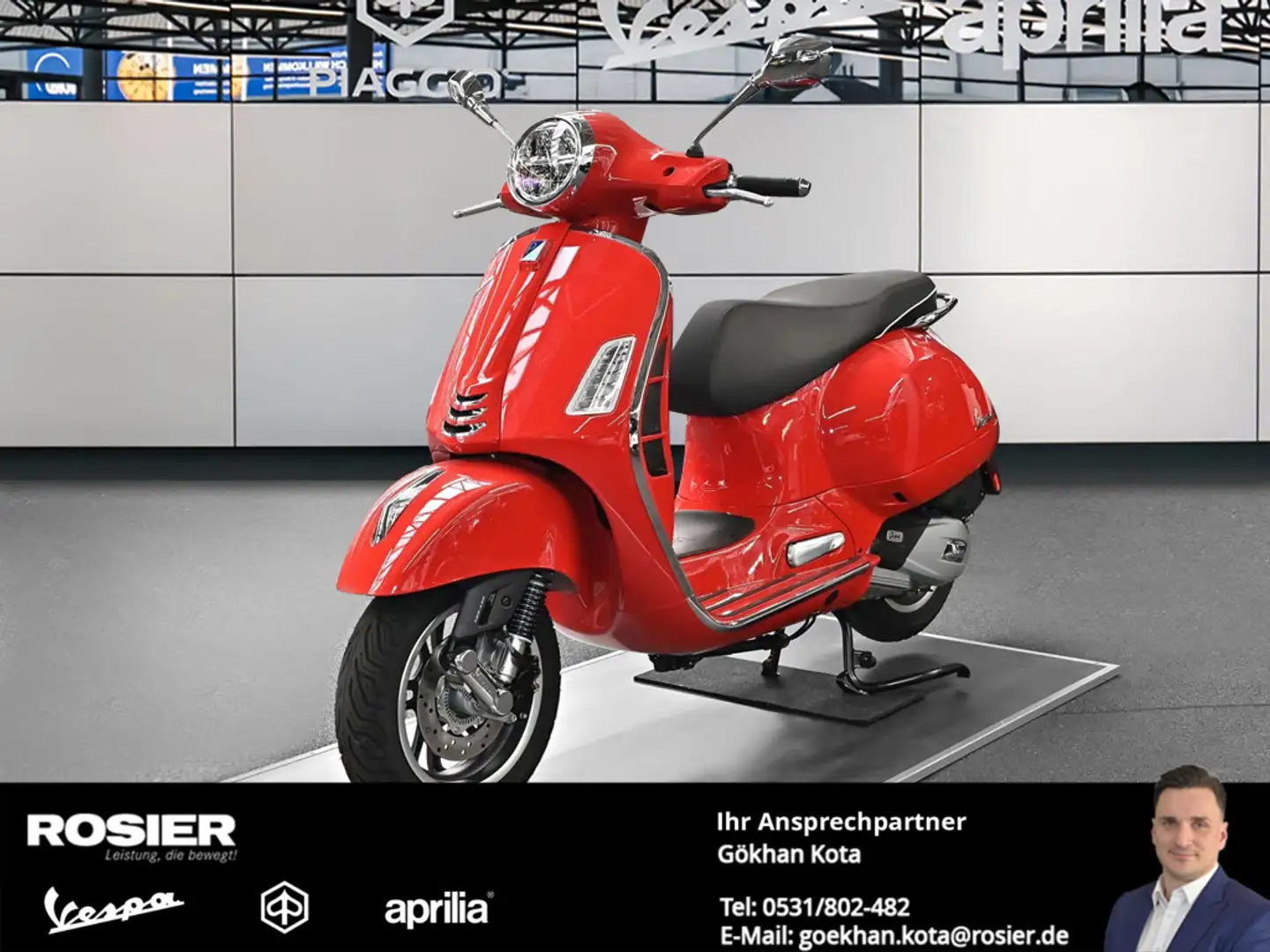 Vespa GTS Super 125 E5+ Rojo - 1