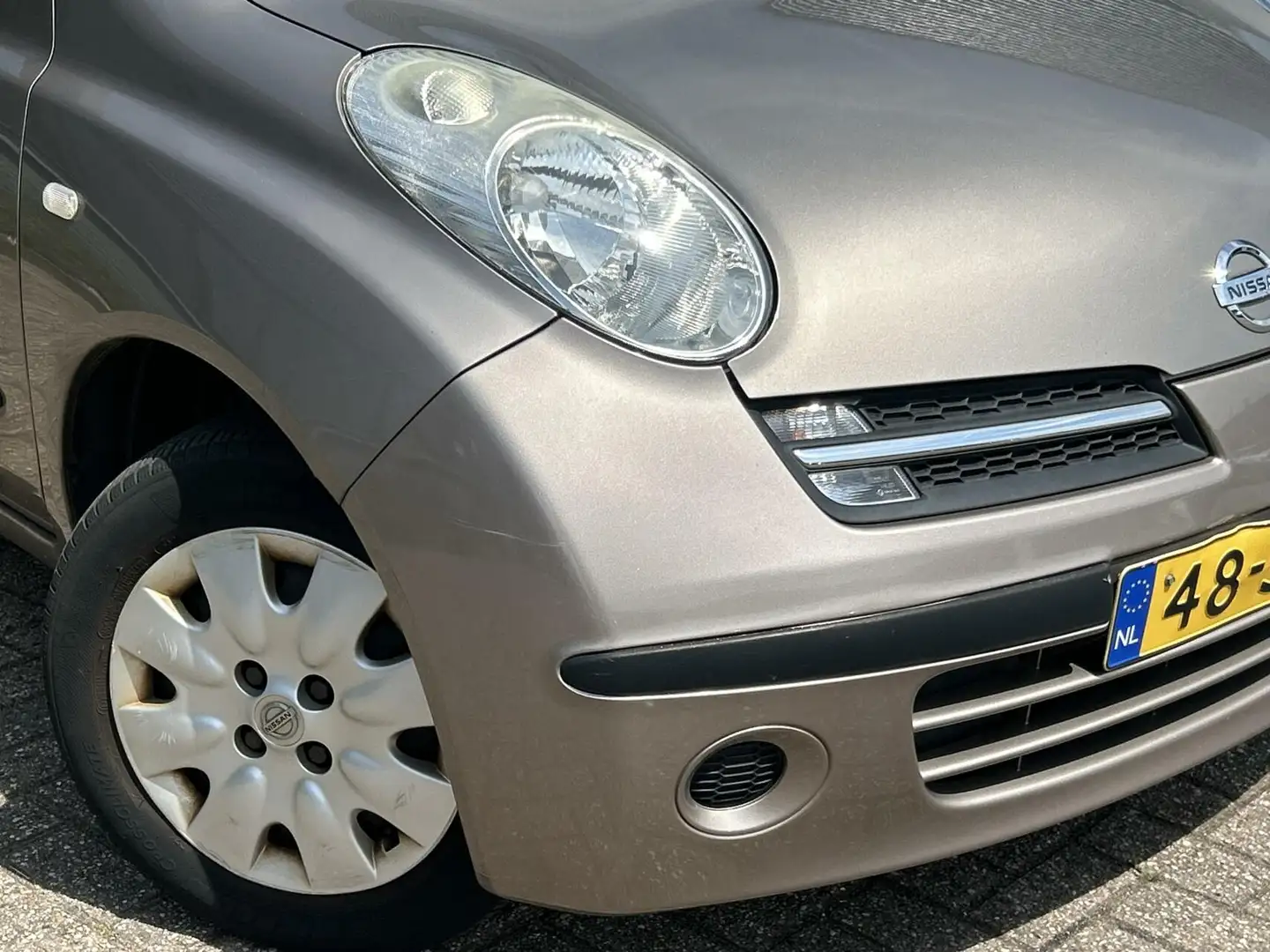 Nissan Micra 1.2 Visia BJ'06 NAP NL AIRCO ELEKPAKKET Bruin - 2