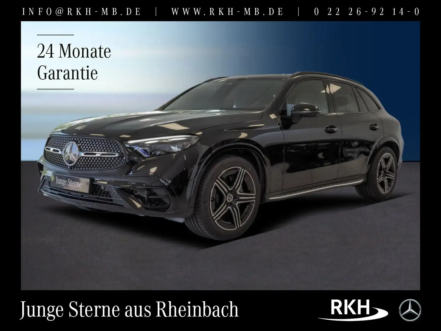 Mercedes-Benz GLC 200 GLC 200 4M AMG Line Night/Pano/Distr./360°/AHK Schwarz - 1