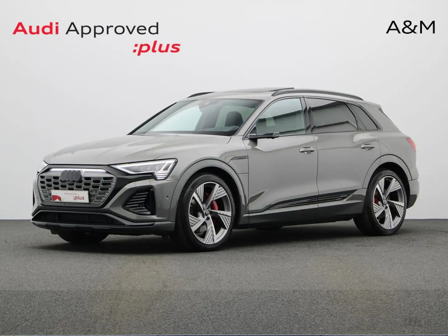 Audi Q8 e-tron Competition 55 e-tron quattro 300 kW 408 PK Gris - 1
