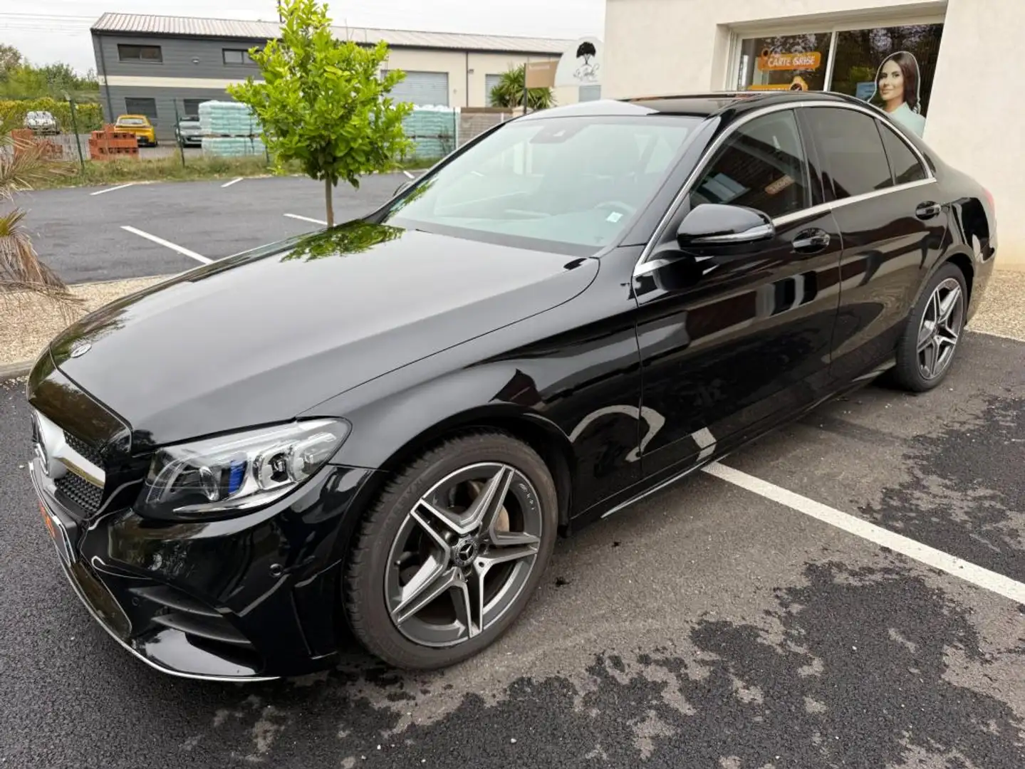 Mercedes-Benz C 180 180D 1.6 120CH AMG LINE 9G-TRONIC BVA Noir - 2