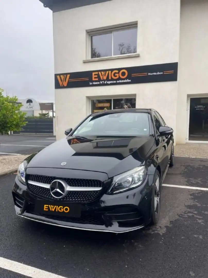 Mercedes-Benz C 180 180D 1.6 120CH AMG LINE 9G-TRONIC BVA Noir - 1