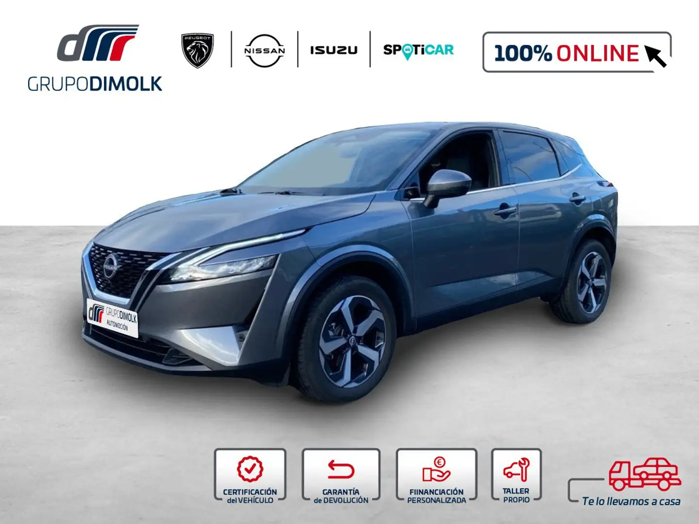 Nissan Qashqai 1.3 DIG-T mHEV 12V N-Connecta 4x2 Aut. 116kW Grau - 1