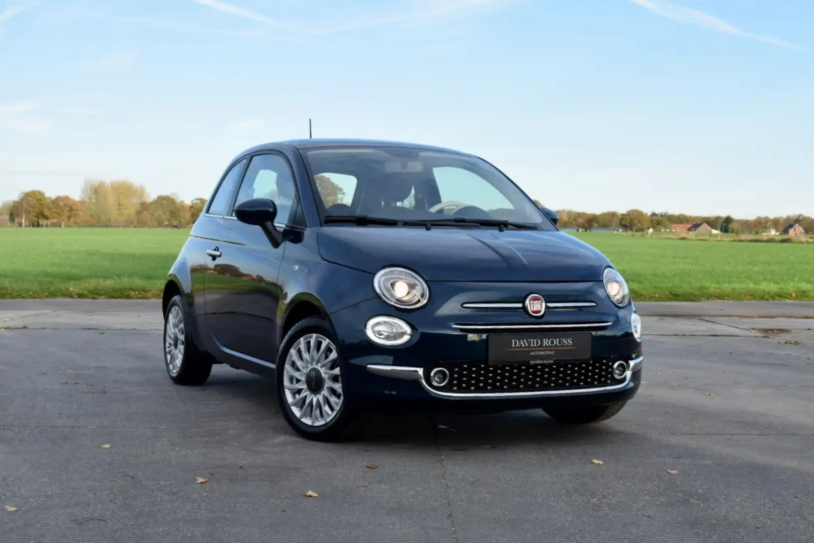 Fiat 500 1.0 Dolcevita Hybrid, CarPlay/Cruise/PDC/Pano/NEW Blauw - 1