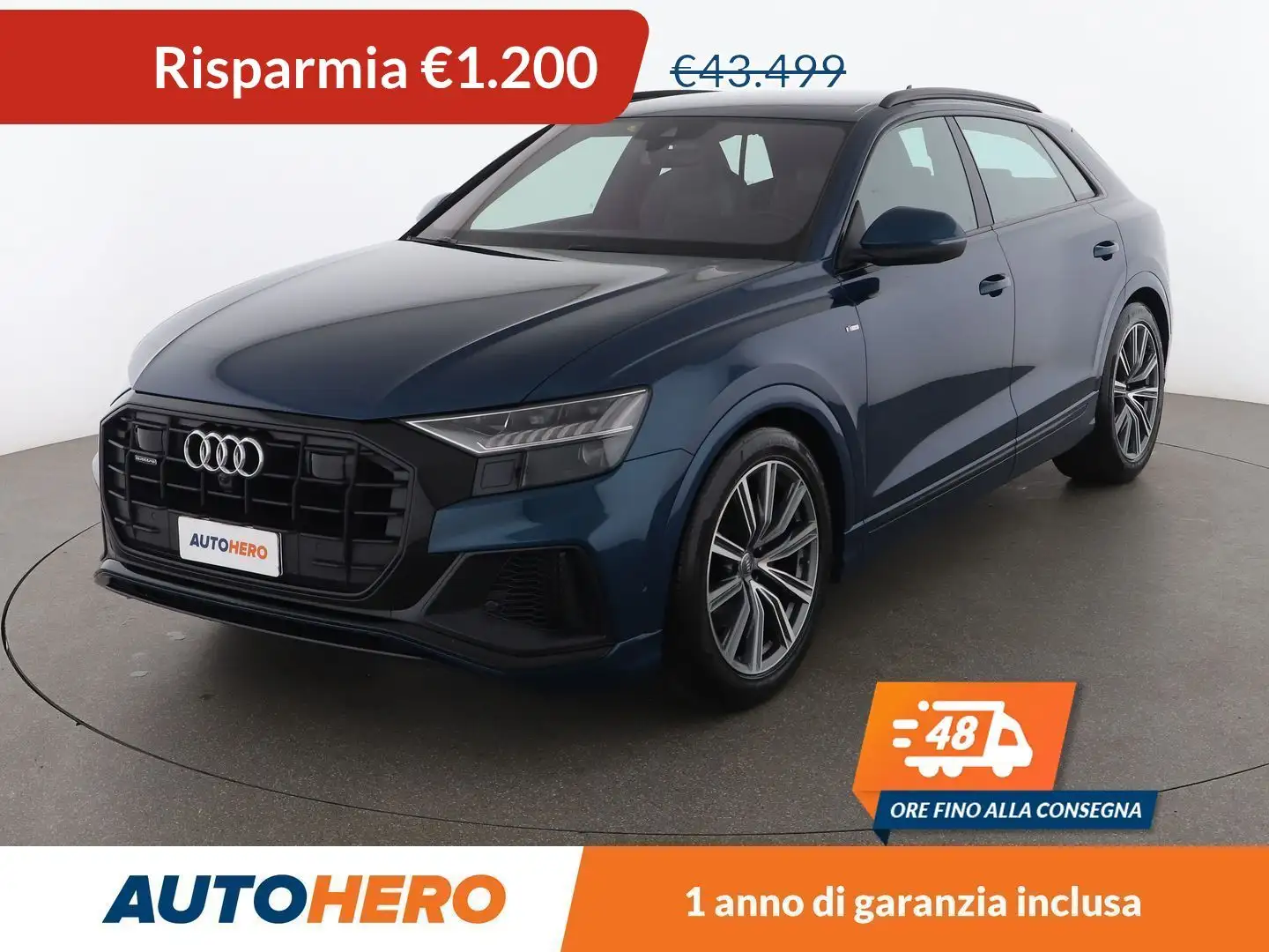 Audi Q8 55 TFSI sport quattro Blu/Azzurro - 1