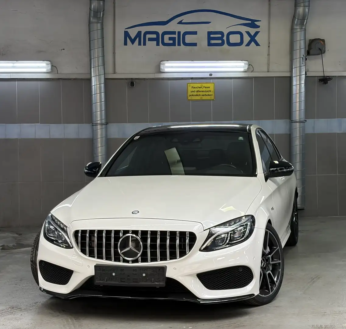 Mercedes-Benz C 43 AMG **VOLL**Head-Up*Sitzkühlung*Panorama*Burmester* Weiß - 1