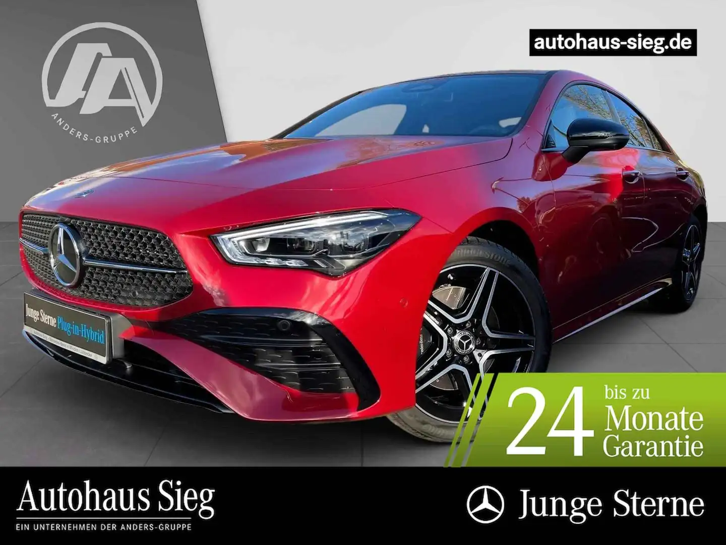 Mercedes-Benz CLA 250 e AMG PREMIUM PLUS+Distr+Pano+Key+360° Rot - 1