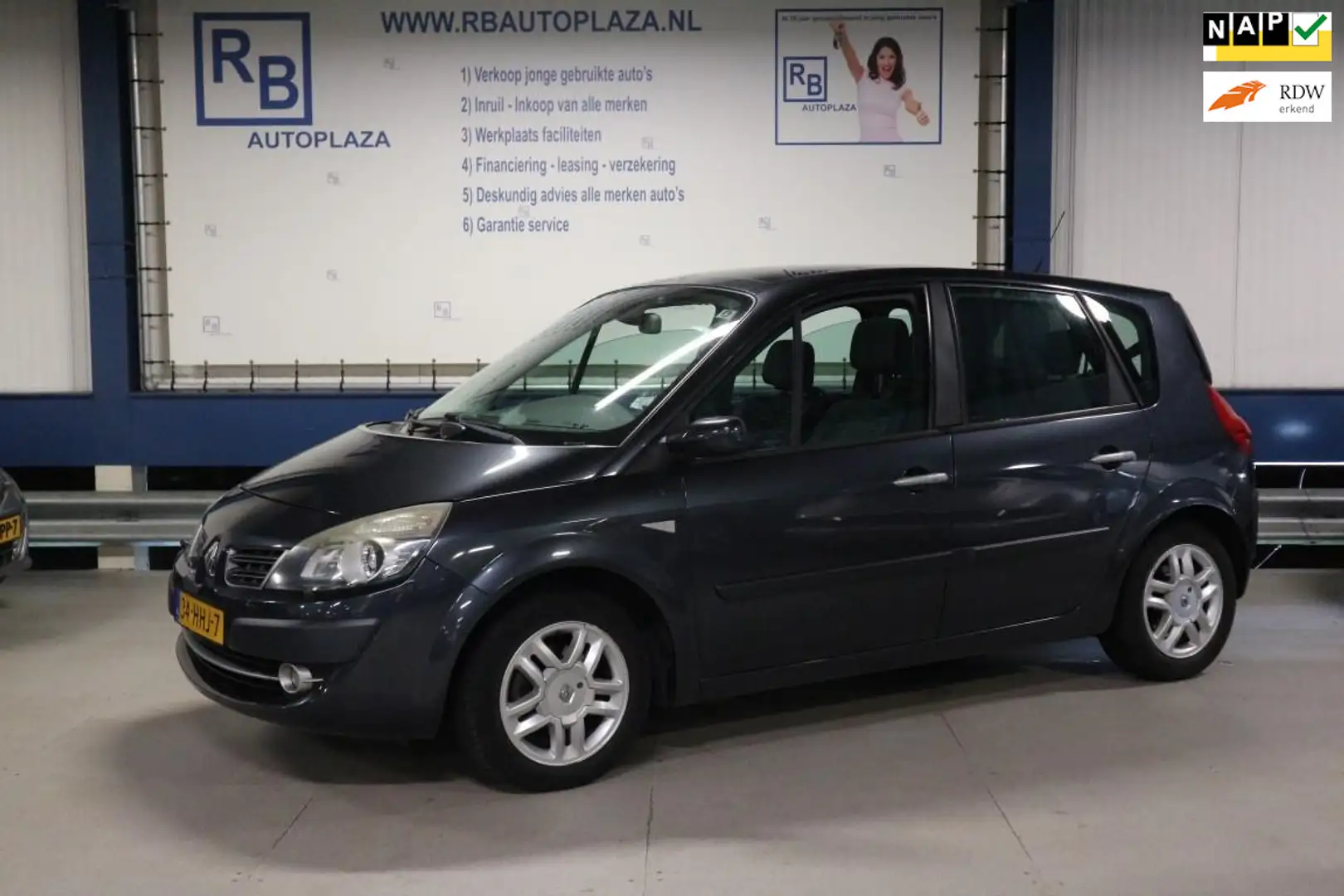 Renault Scenic 1.6-16V Tech Line / Pano / FULL SERVICE ! ! ! Grijs - 1