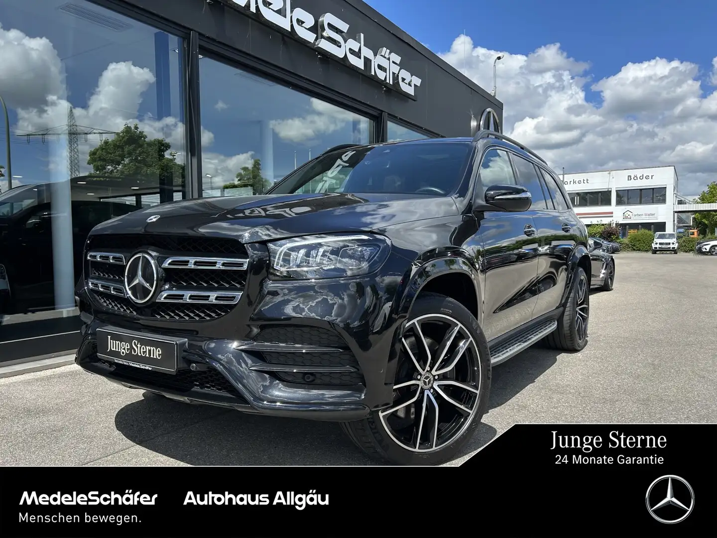 Mercedes-Benz GLS 400 GLS 400 d 4M AMG Exclusiv 23'' Air Dist AHK Pano Чёрный - 1