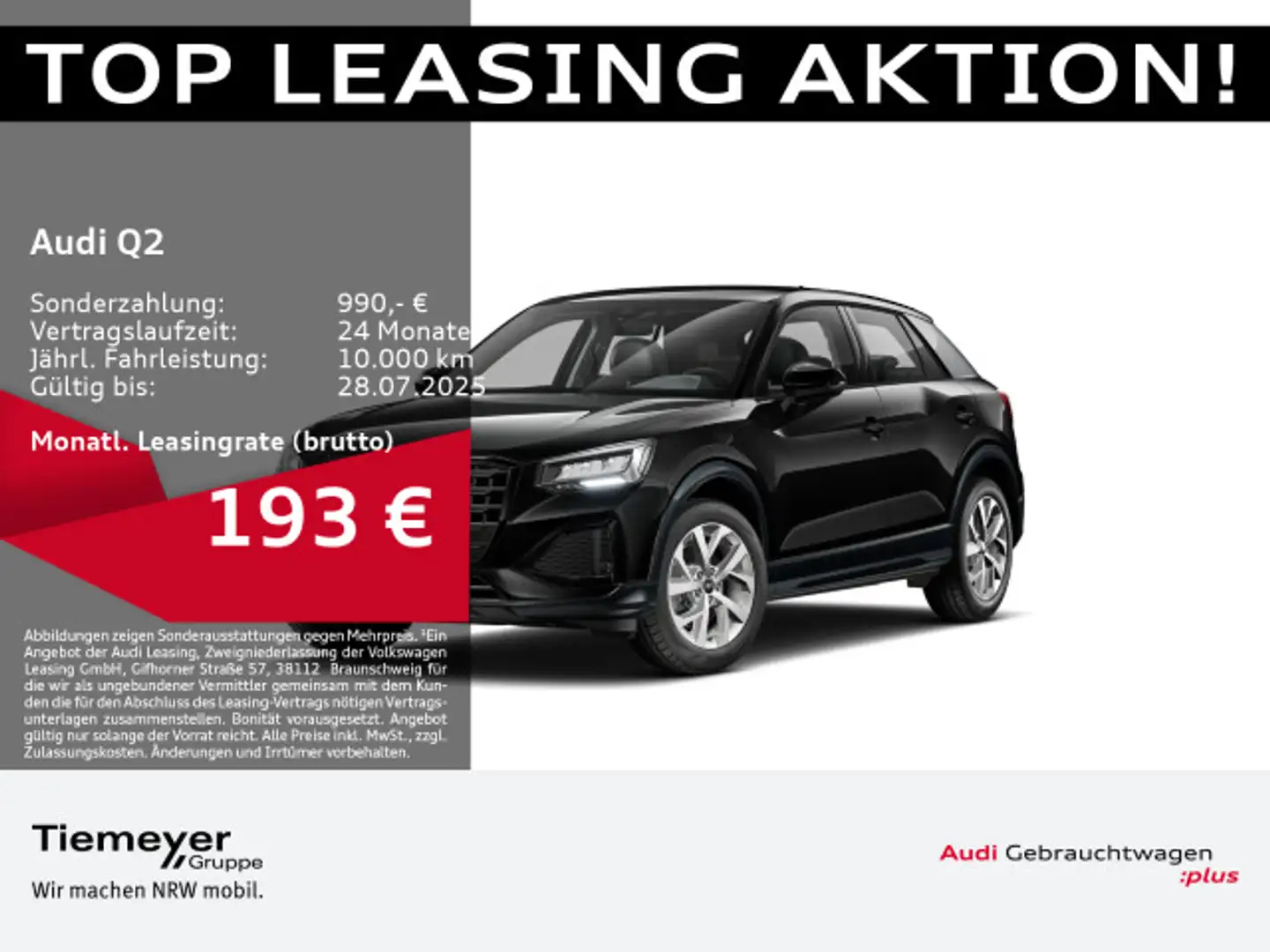 Audi Q2 35 TDI ADVANCED ACC LEDER KAMERA NAVI+ Zwart - 1