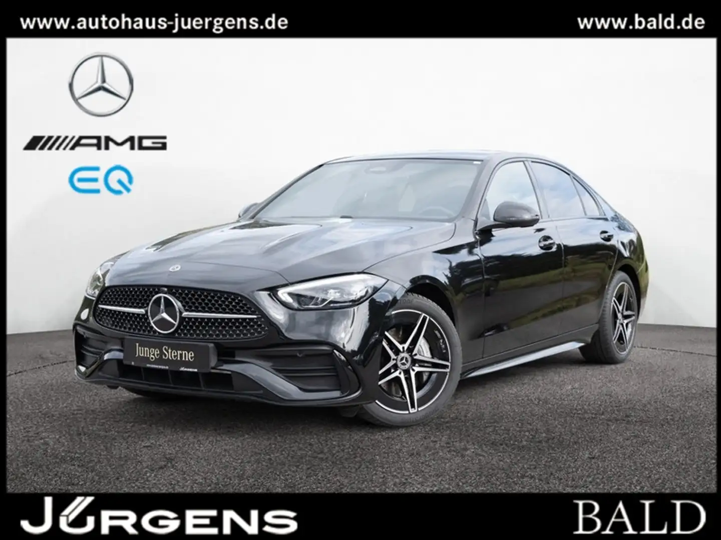 Mercedes-Benz C 300 AMG-Sport/LED/Cam/Pano/Stdhz/Night/18' Schwarz - 2