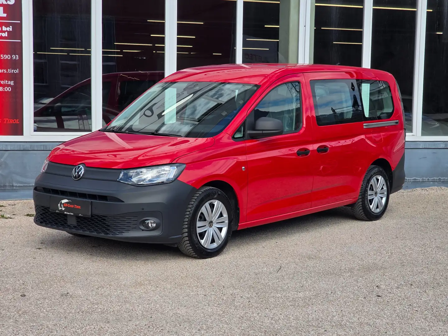 Volkswagen Caddy 2.0 TDI DSG Maxi 7 SITZER Mwst ausw. Rot - 2