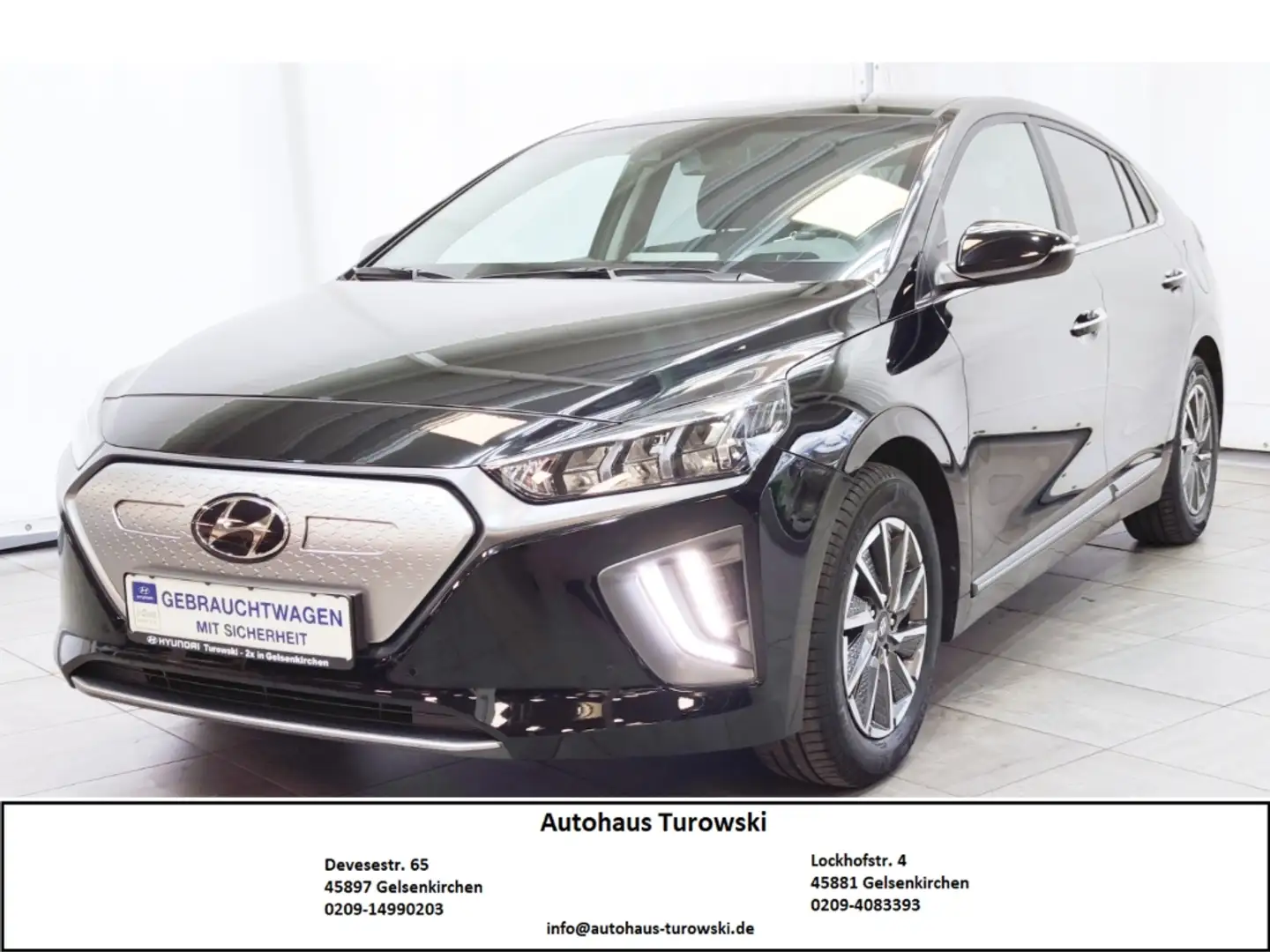Hyundai IONIQ Prime Elektro Leder Navi e.Sitze Klimaatm. Schwarz - 1