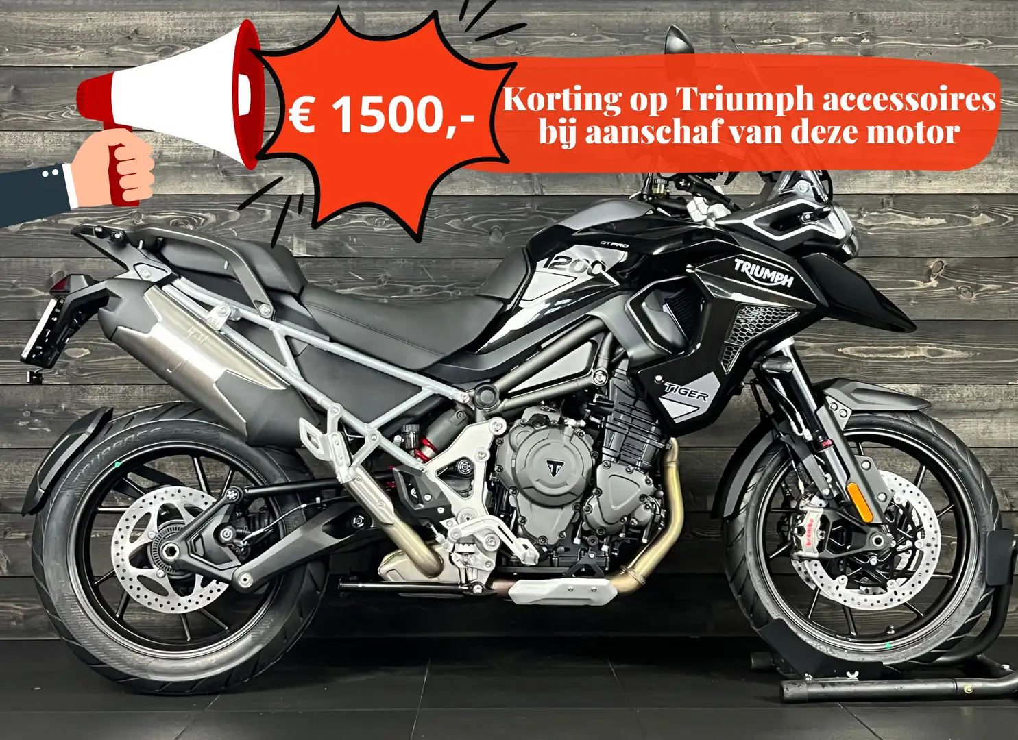 Triumph Tiger 1200 GT PRO Чорний - 1