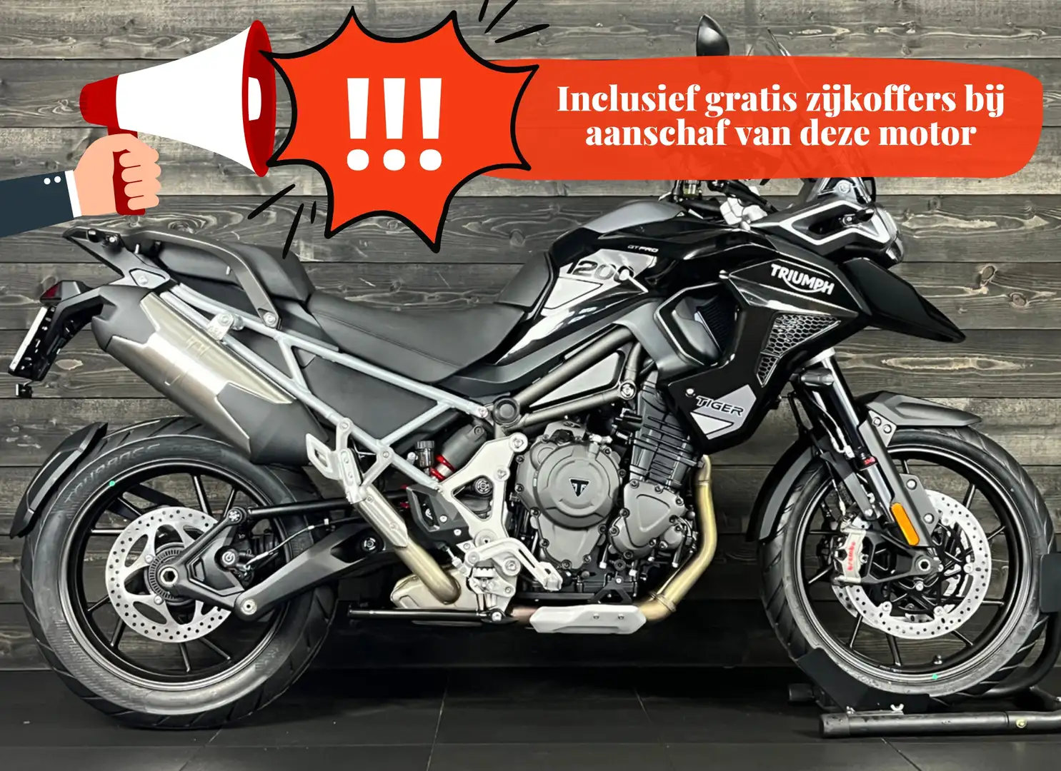 Triumph Tiger 1200 GT PRO Negru - 1