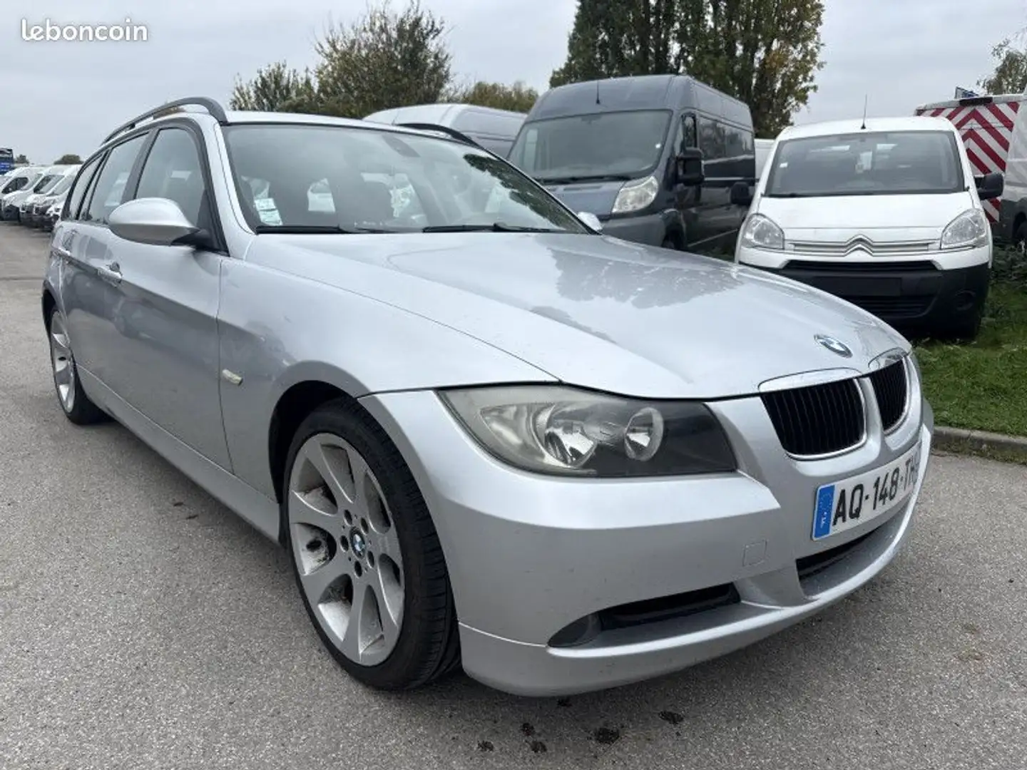 BMW 318 Touring SERIE (E91) 318D 143CH CONFORT Gris - 2