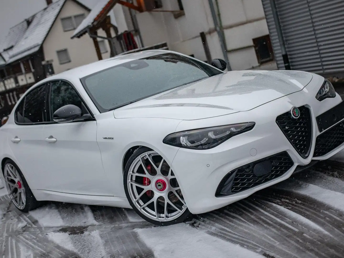 Alfa Romeo Giulia Veloce*280PS*Zeisberg Umbau*Zins 1.49% Blanc - 2