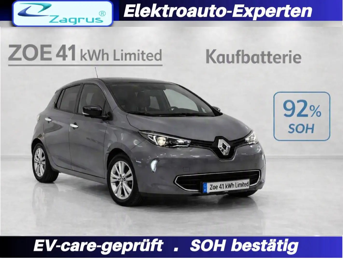 Renault ZOE Zoe R110 Limited (inkl.Batterie) SOH 92% - 1