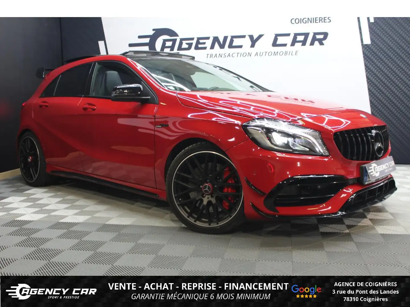 Mercedes-Benz A 45 AMG A 45 AMG 381 RECARO + Toutes options Rood - 1