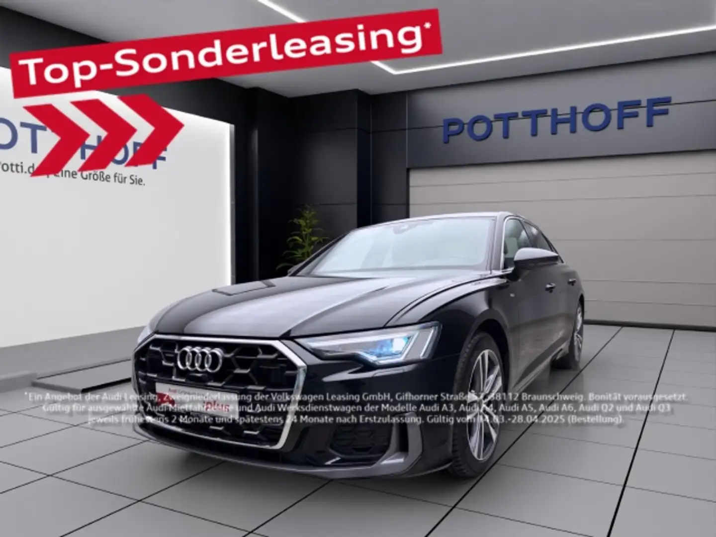 Audi A6 45 TFSI Q S LINE ACC NAVI+ KAMERA MATRIX SITZHZG Schwarz - 1