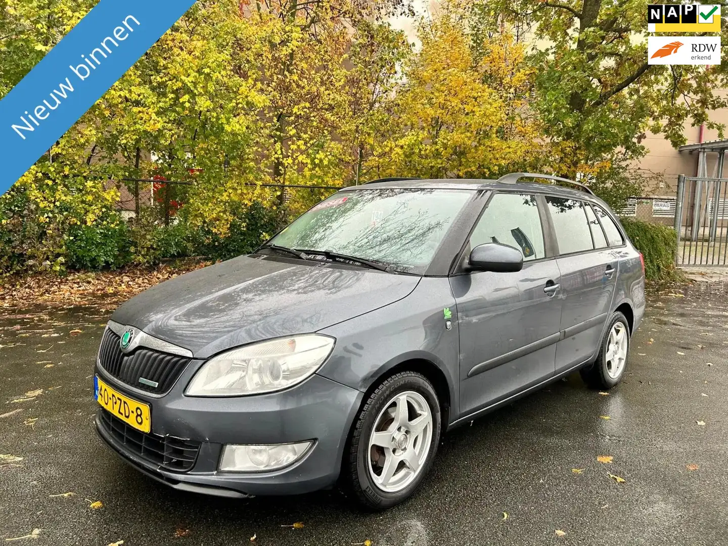 Skoda Fabia Combi 1.2 TDI Greenline Grijs - 1