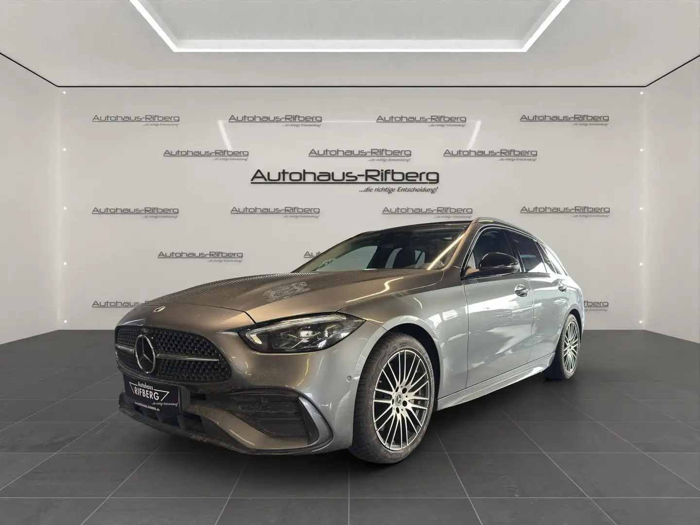 Mercedes-Benz C 220 T d AMG/AHK/PANO/DISTR/NIGHT/KAMERA/MBUX Gris - 1