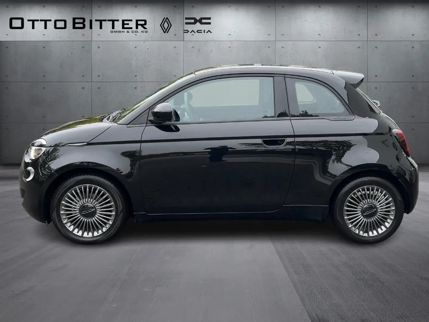 Fiat 500e Icon Elektro 16"ALU/NAVI/SCHNELLADER-50KW Schwarz - 2