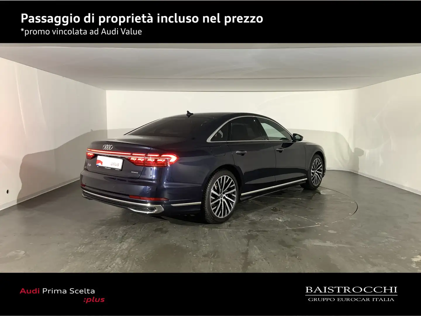 Audi A8 50 3.0 tdi mhev design selection quattro tiptronic Bleu - 2