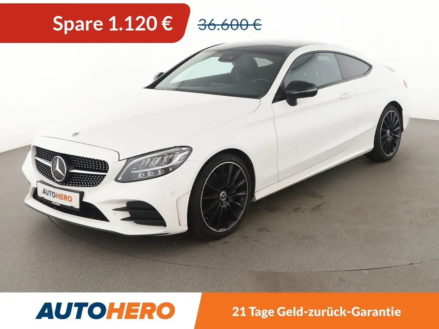 Mercedes-Benz C 220 d AMG Line Aut.*NAVI*LED*CAM*PDC*SHZ*TEMPO*KLIMA* Weiß - 1