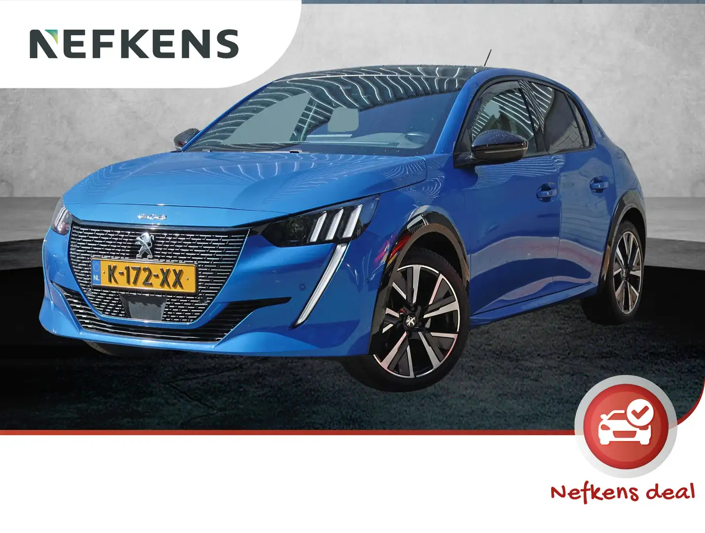 Peugeot 208 101 PK GT | Panoramadak | Camera | 17"velgen | App Blauw - 1