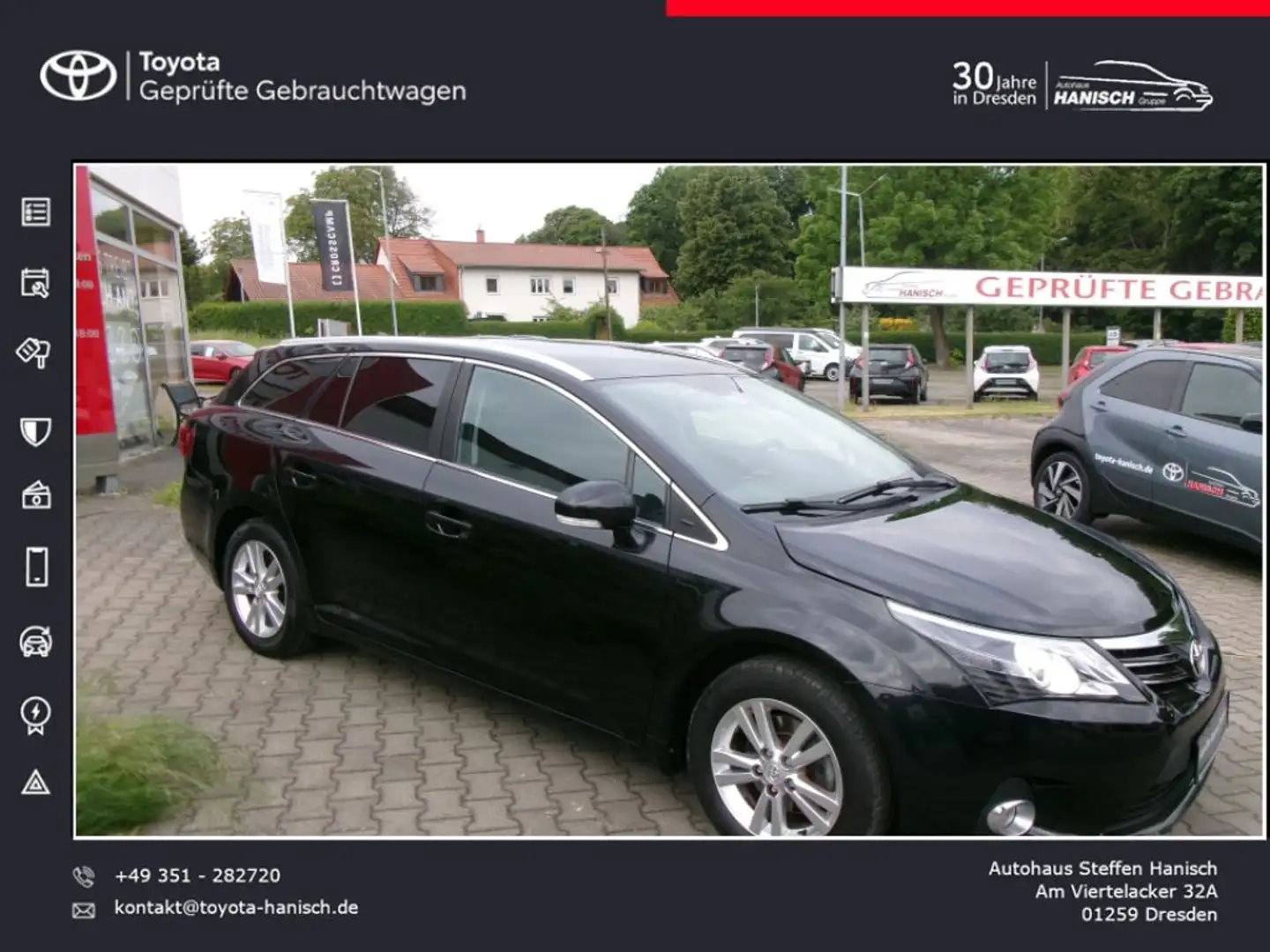 Toyota Avensis Combi 1.8 Life Zwart - 2