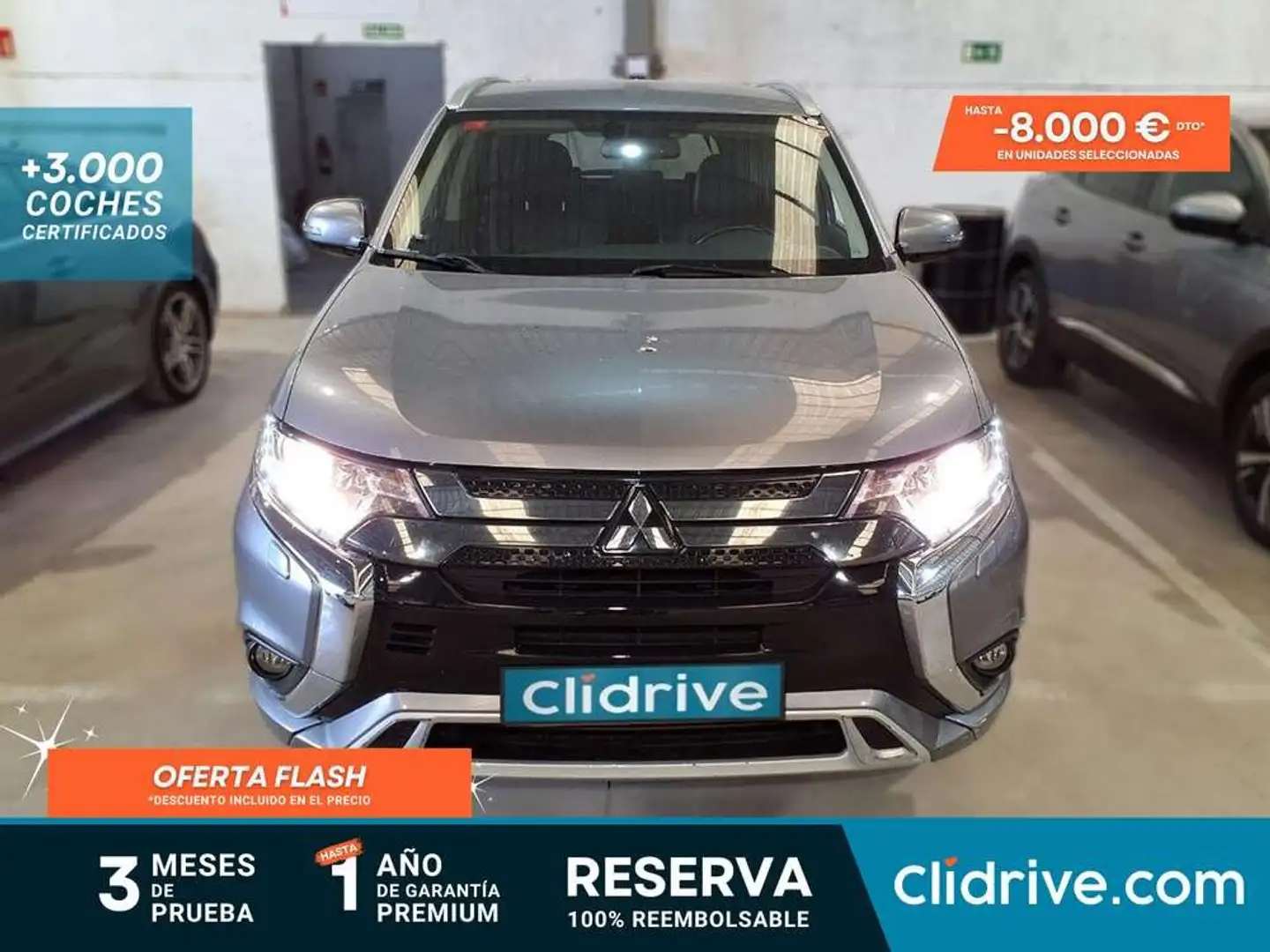 Mitsubishi Outlander 2.4 PHEV Motion Auto 4WD Gris - 1