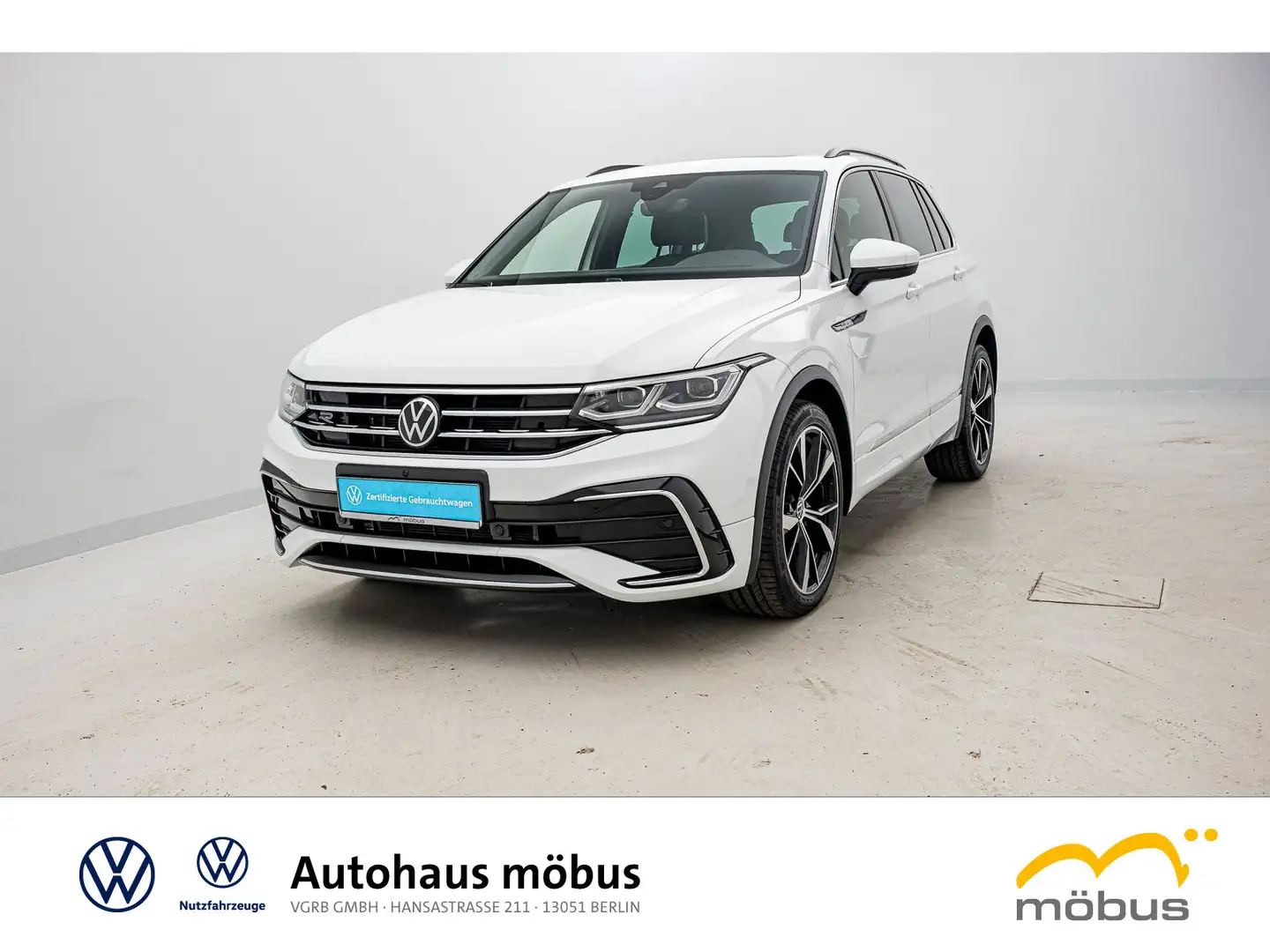 Volkswagen Tiguan 2.0 TDI R-Line 4M*DSG*APP*IQ.LIGHT*NAV*AC Weiß - 2
