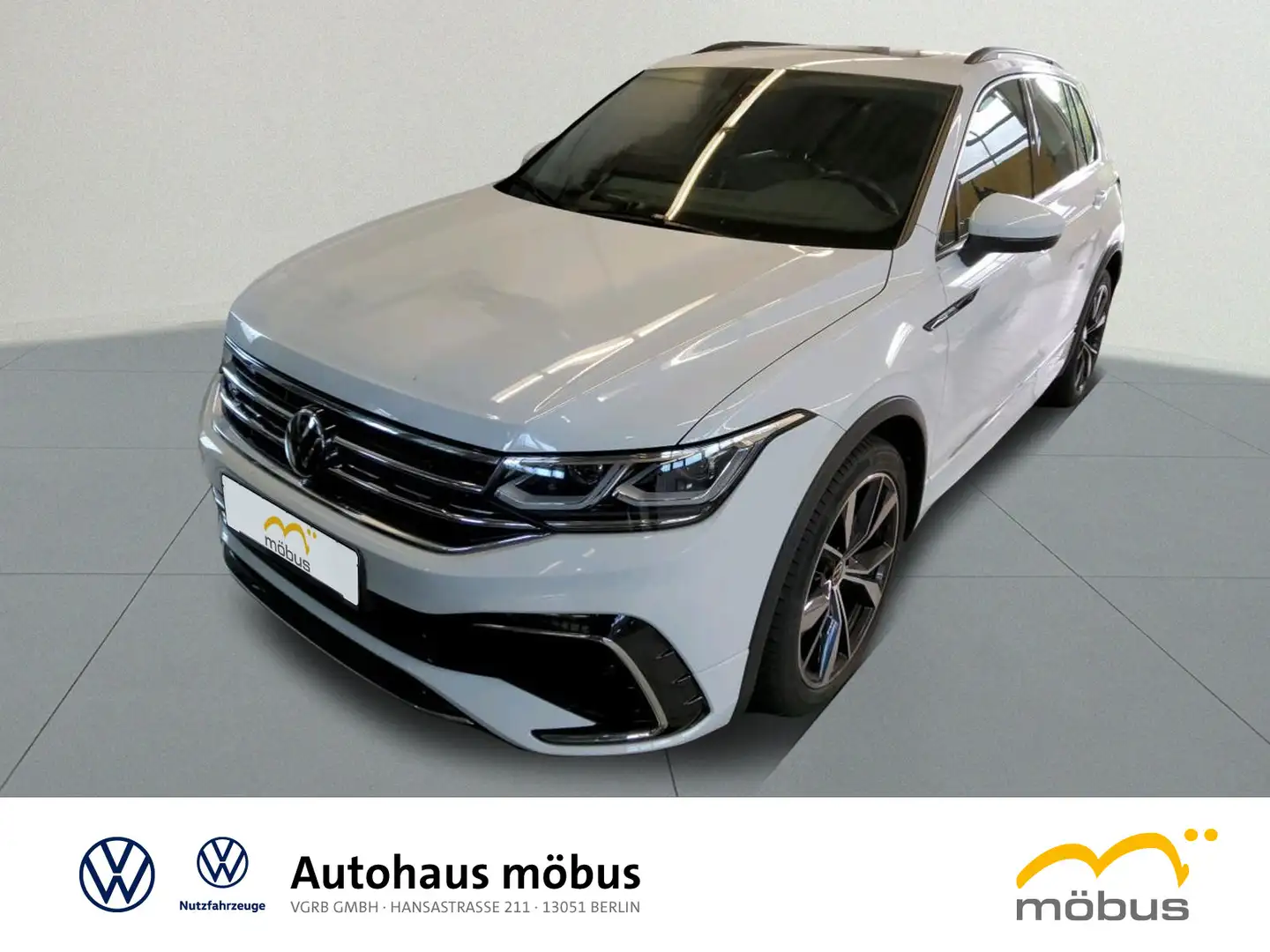 Volkswagen Tiguan 2.0 TDI R-Line 4M*DSG*APP*IQ.LIGHT*NAV*AC Weiß - 2