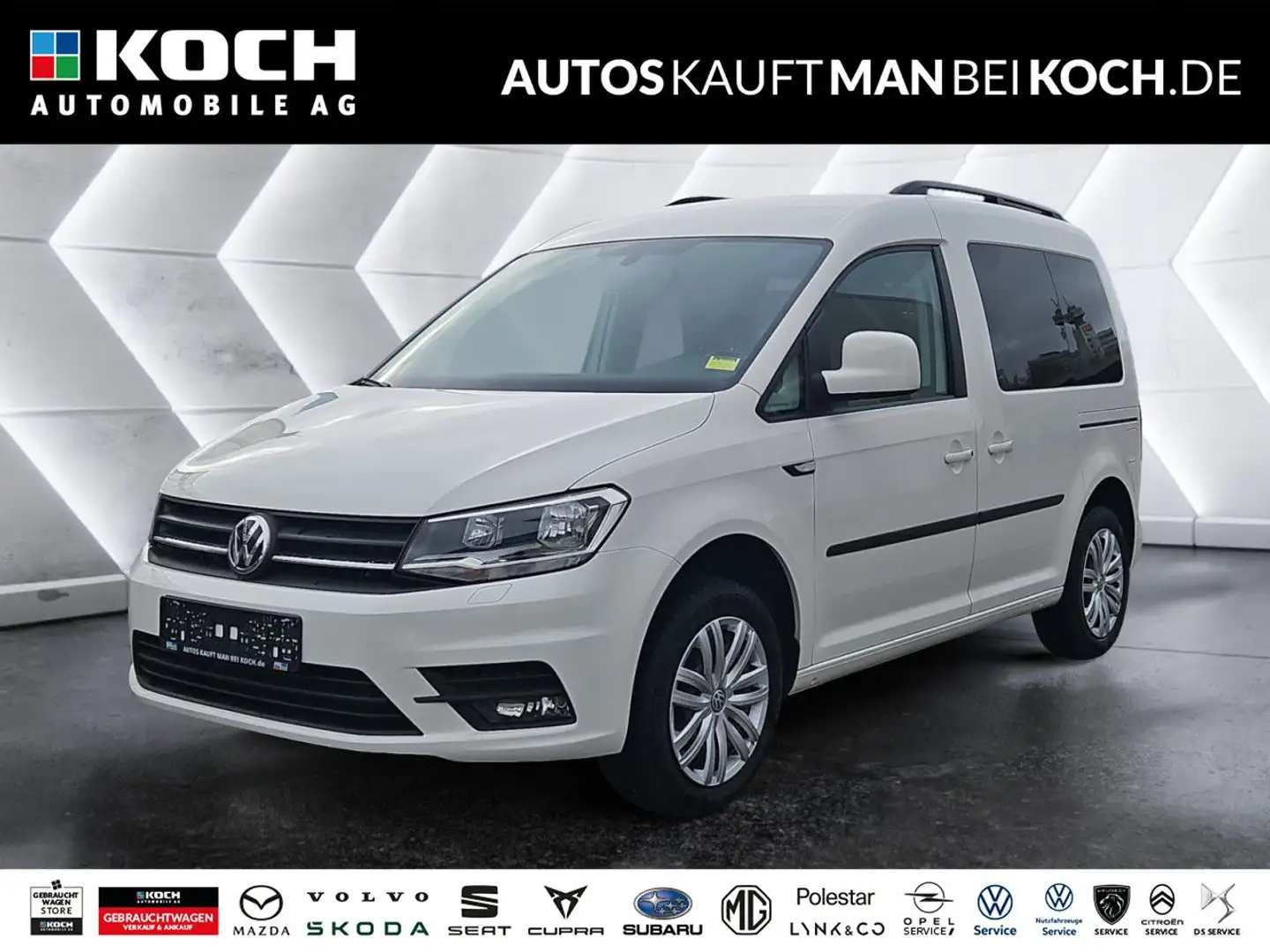 Volkswagen Caddy Combi 1.4 TSI PDC AHK TEMPO SHZ Bluetooth Blanc - 1