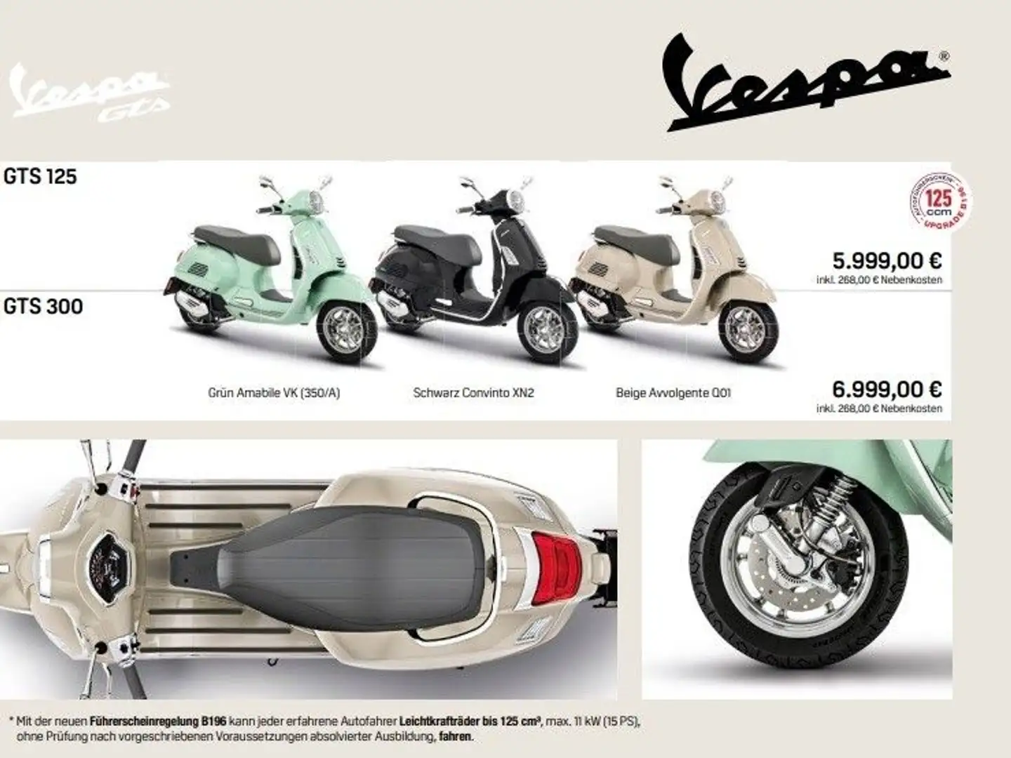 Vespa GTS 300 Aktion FRÜHLING 2025 - 1