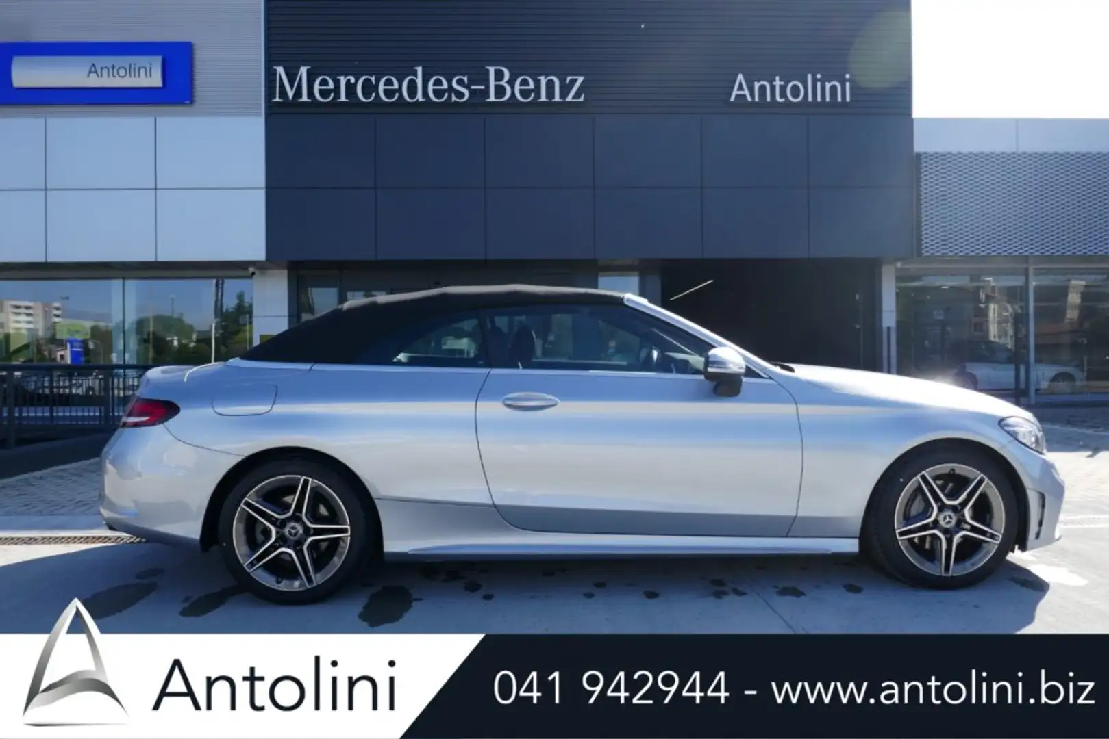 Mercedes-Benz C 180 Auto Cabrio Premium Zilver - 1